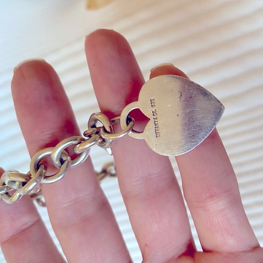 Tiffany’s heart chain bracelet